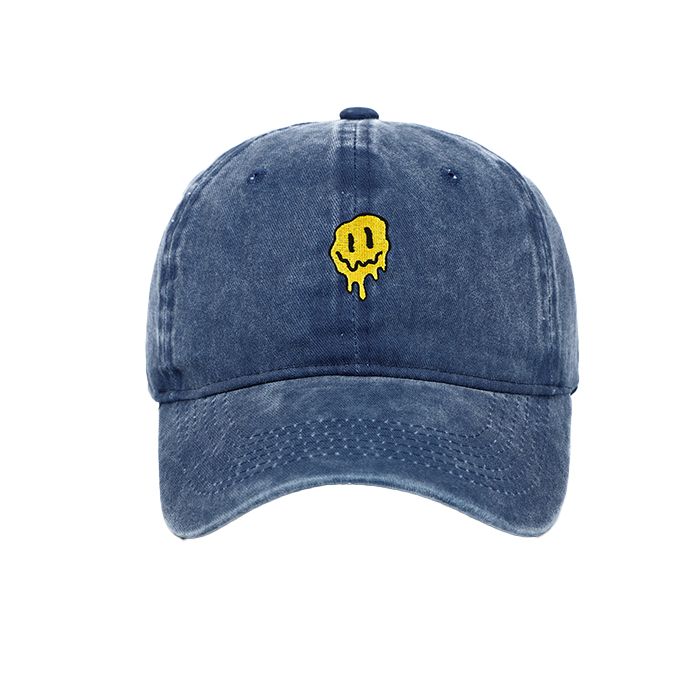 Бейсболка Смайл синяя