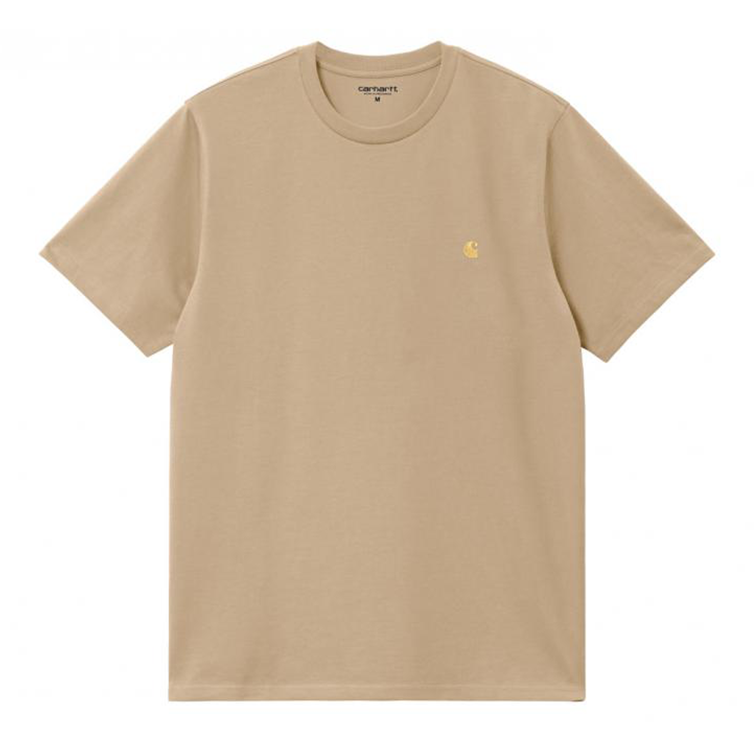 Футболка Carhartt WIP I026391 темно-песочн sable/gold