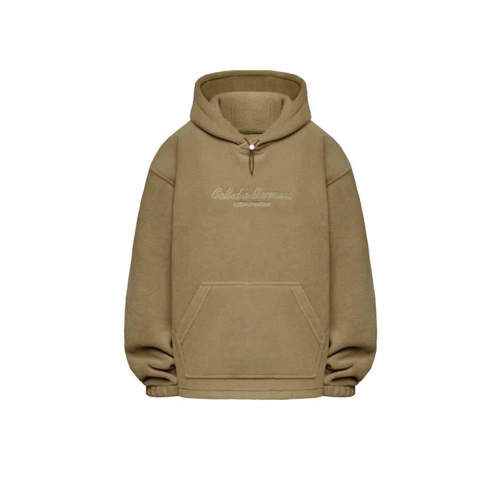 Худи Called a Garment Classic Logo Olive