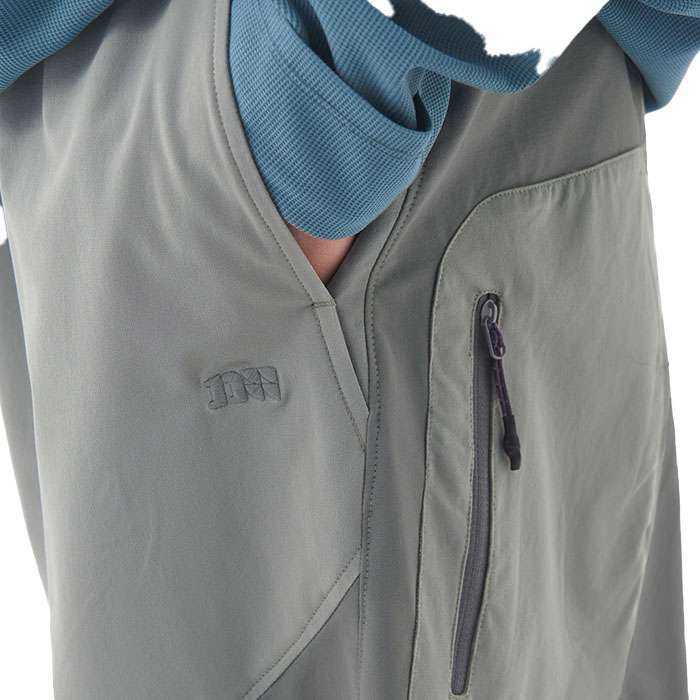 Брюки NOTHOMME серые с вставкой 24K002