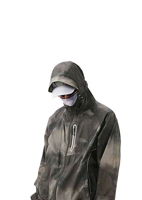 Ветровка NOTHOMME серая camo 24W011/25NOJK014
