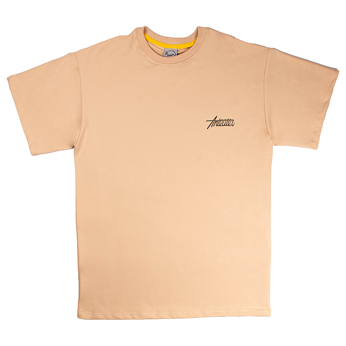 Футболка Anteater 472 мини лого беж