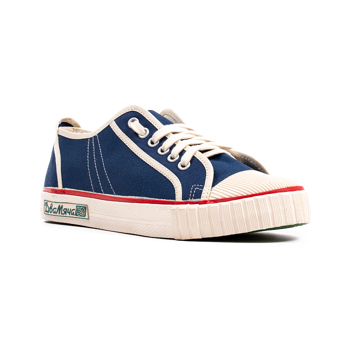 Кеды Два мяча 1971-02 низкие синие