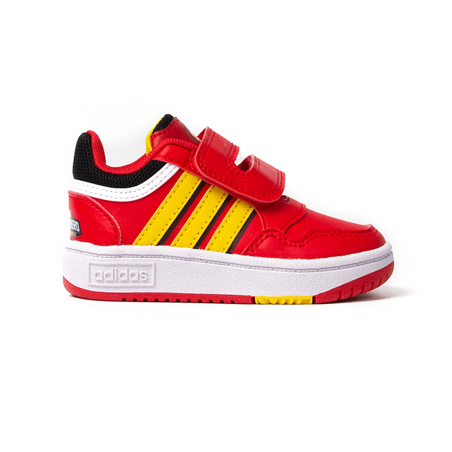 Кроссовки малыши Adidas x Marvel Super Hero Adventures Iron Man Hoops 3.0 GY7996 — фото 1