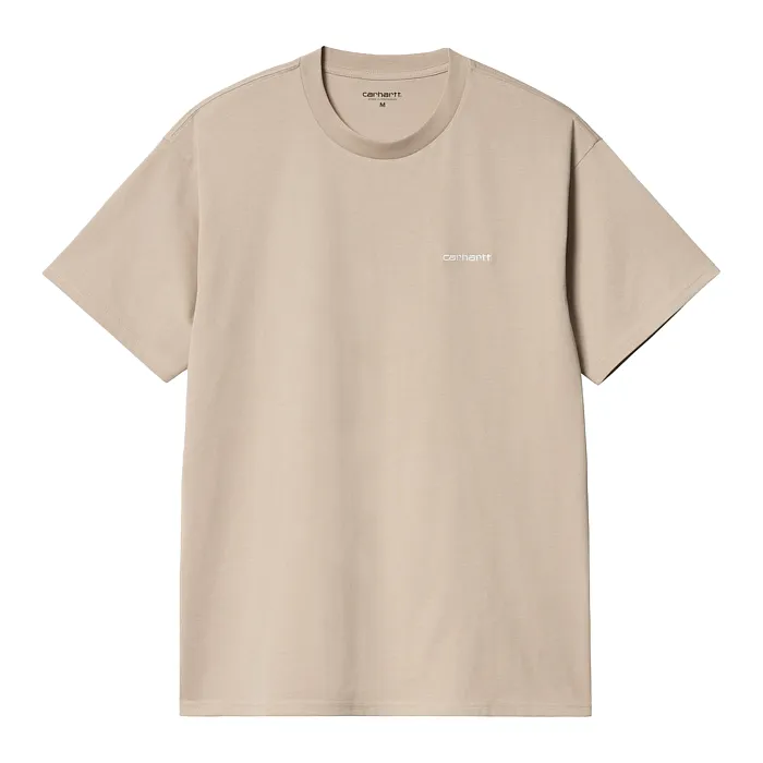 Футболка Carhartt WIP I030435 wall/white logo